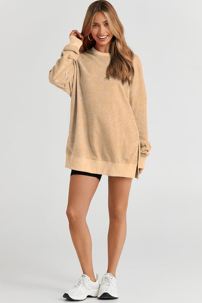 Black Merry Christmas Leopard Trees Graphic Sweatshirt