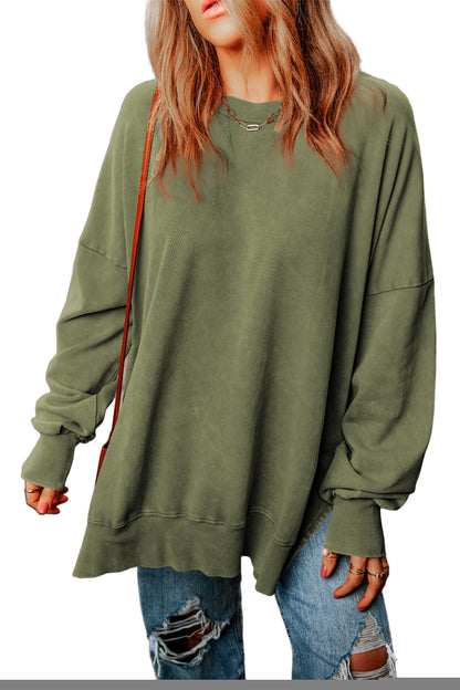 Black Merry Christmas Leopard Trees Graphic Sweatshirt