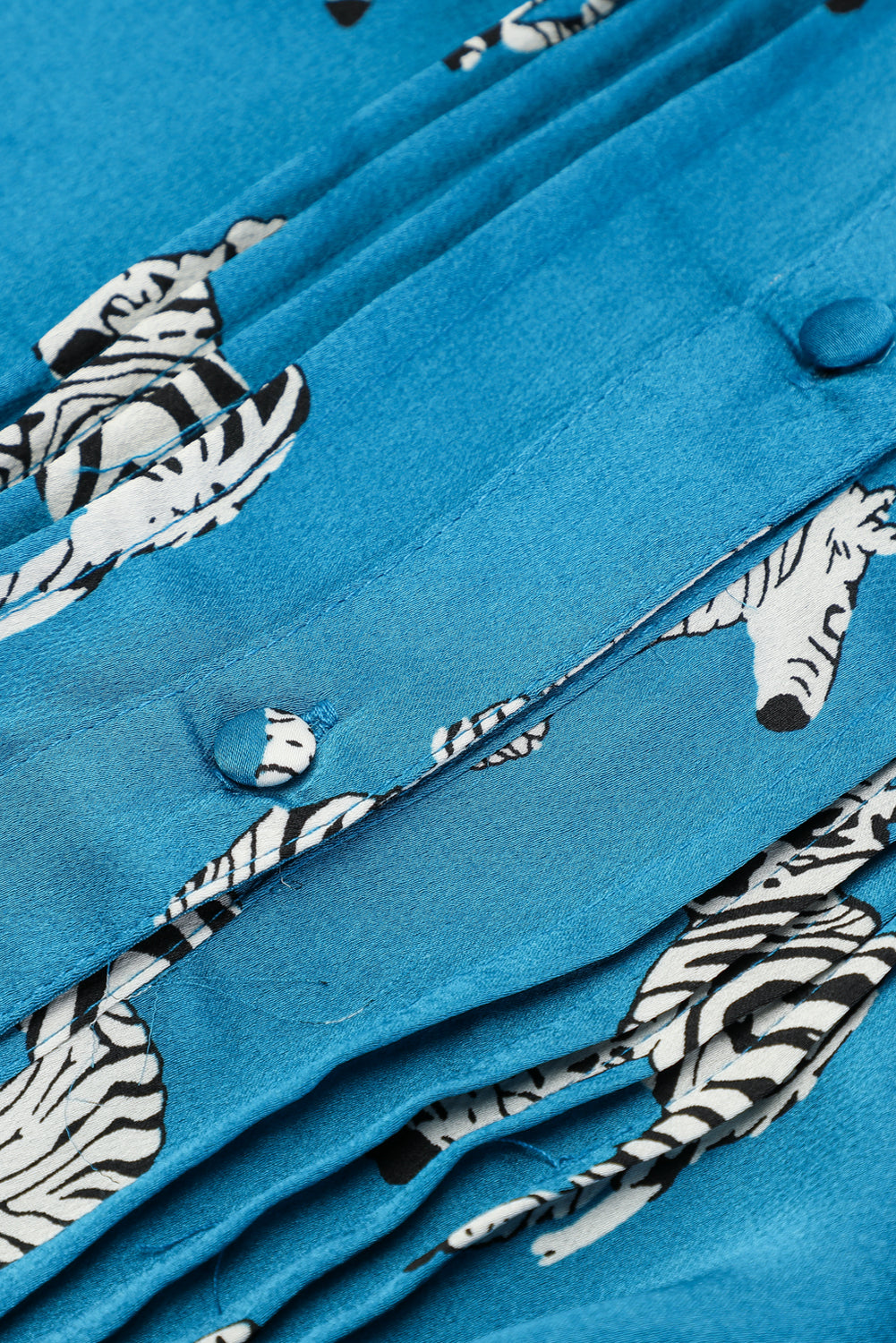 Lively Tiger Print Casual Sweatshirt