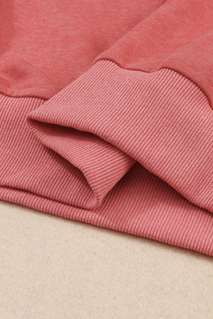 Green Drop Shoulder Crew Neck Pullover Sweatshirt