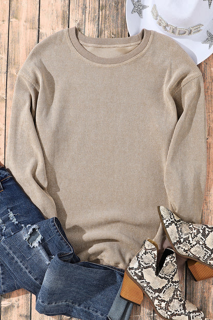 Black Christmas Neon Nutcrackers Mineral Wash Corded Sweatshirt