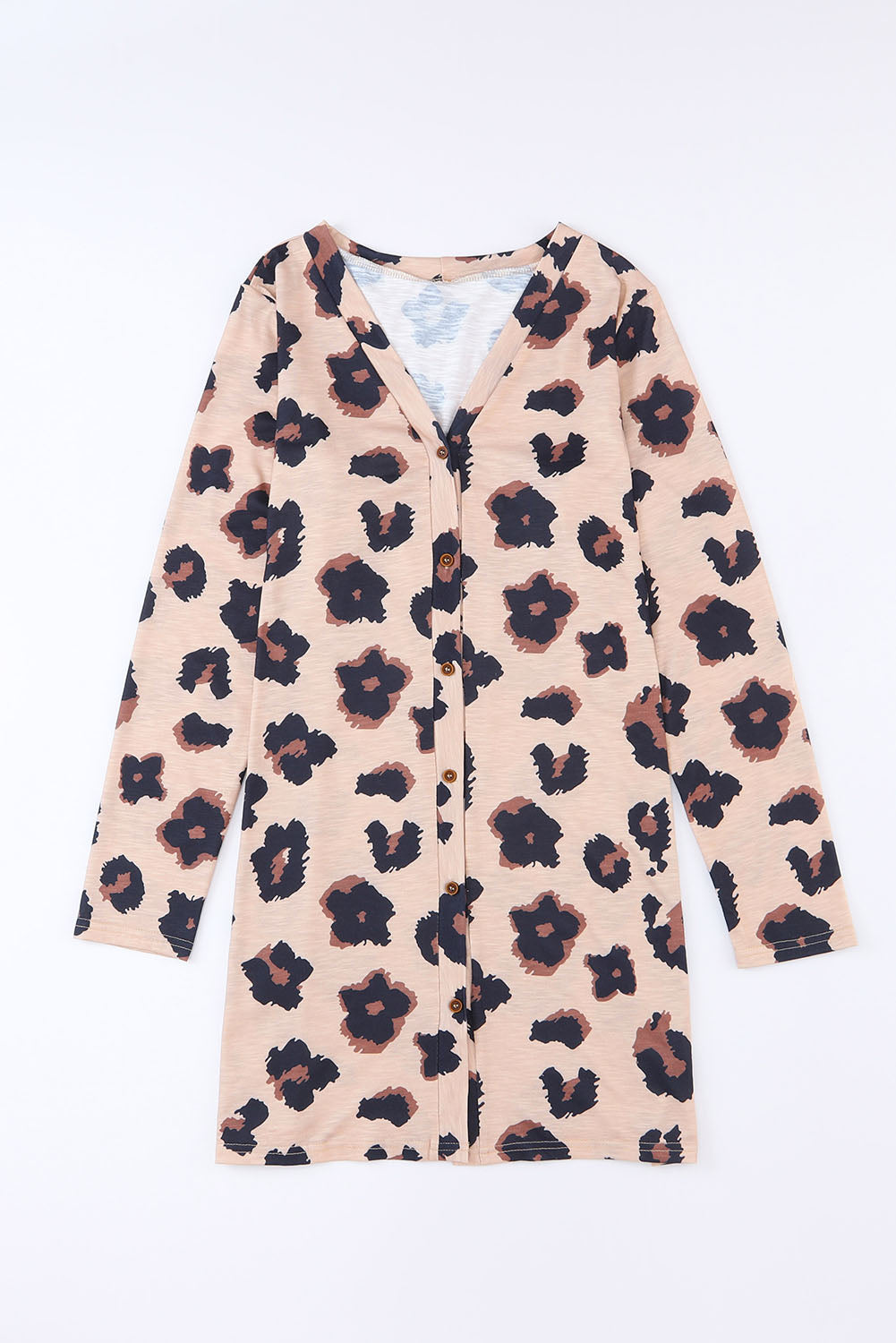 Black Sequined Santa Claus Button Up Cardigan