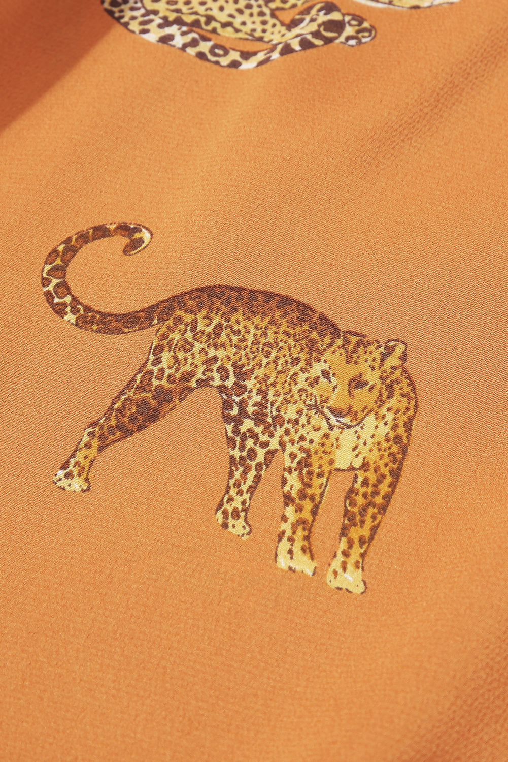 Lively Tiger Print Casual Sweatshirt