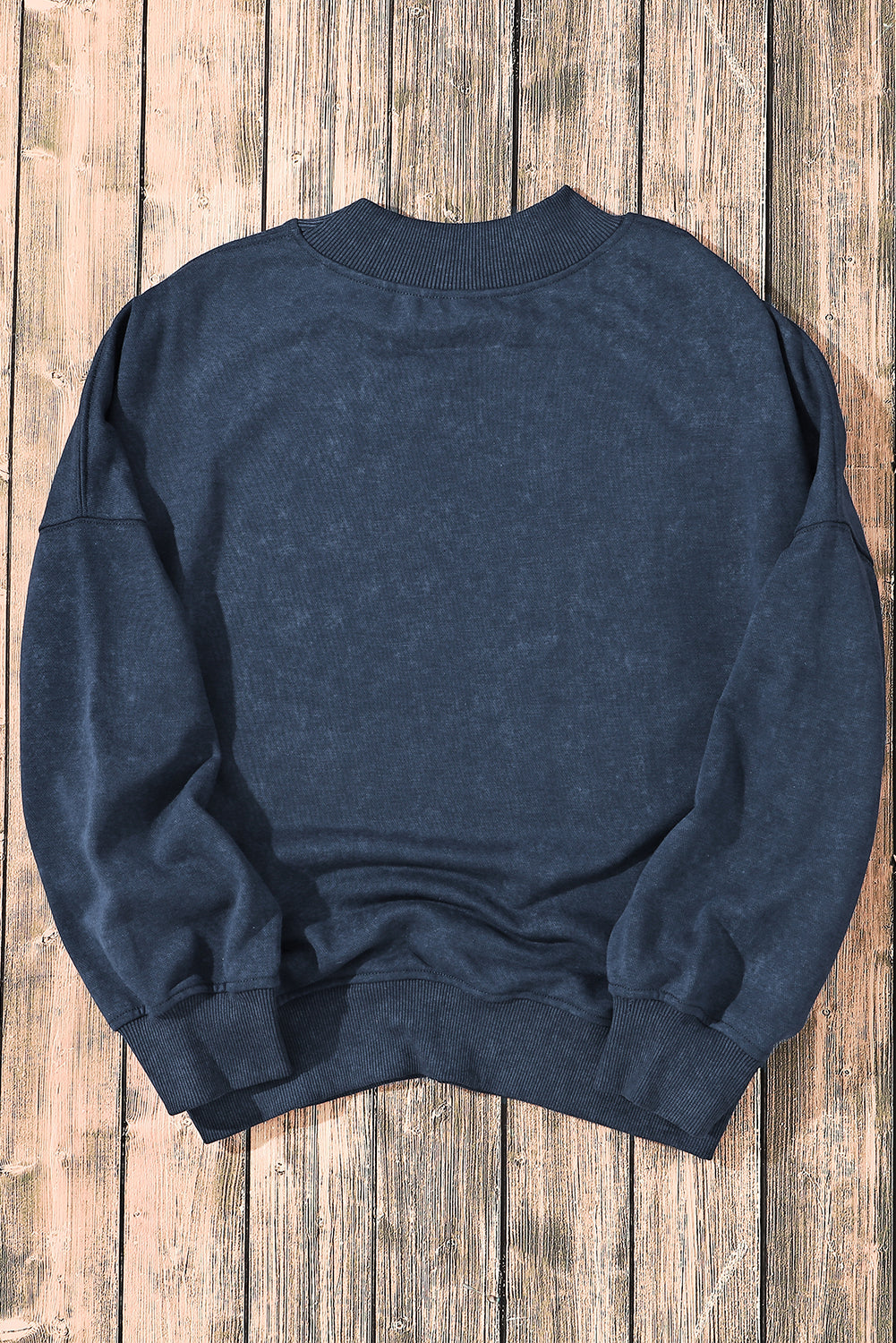 Green Drop Shoulder Crew Neck Pullover Sweatshirt