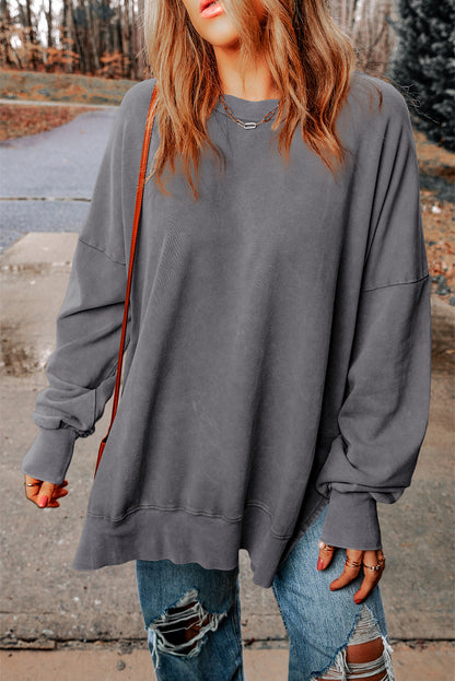 Black Merry Christmas Leopard Trees Graphic Sweatshirt