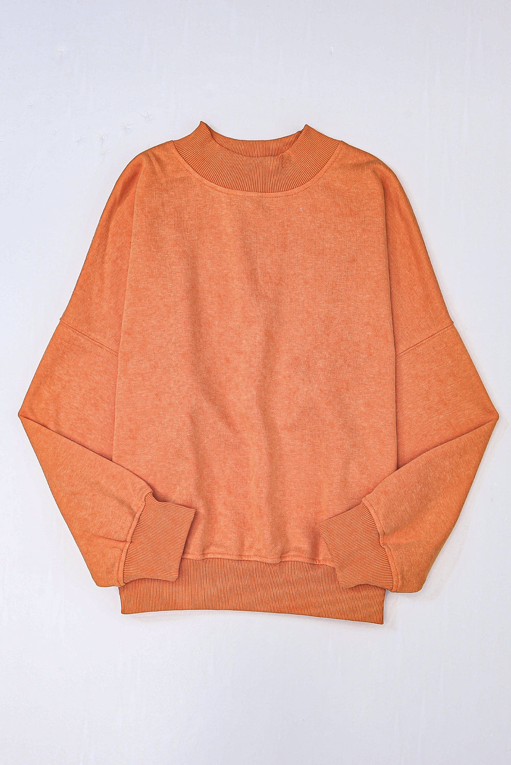Green Drop Shoulder Crew Neck Pullover Sweatshirt